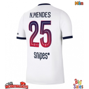 Paris Saint-Germain Nuno Mendes #25 Replica Away Stadium Shirt 2026-27 Short Sleeve